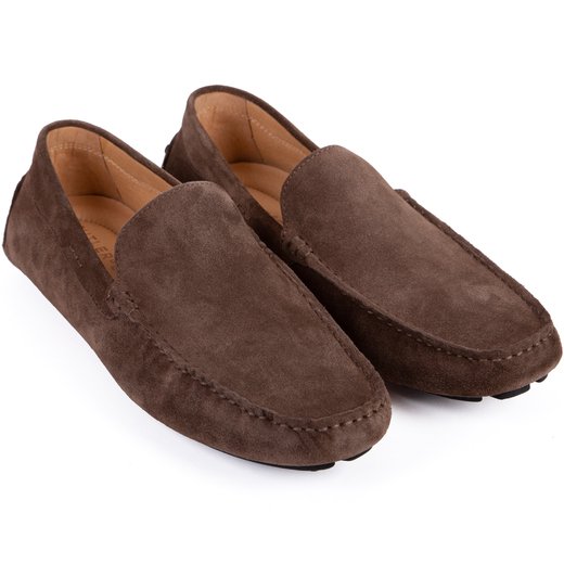 Max Suede Leather Slipon Loafer Moccasin-on sale-Fifth Avenue Menswear