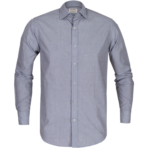 Angelo End On End Micro Pattern Casual Shirt-new online-Fifth Avenue Menswear