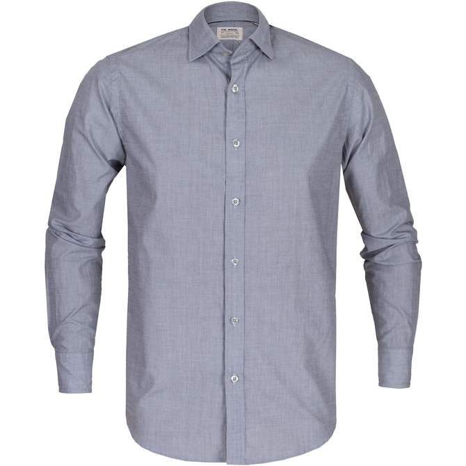 Angelo End On End Micro Pattern Casual Shirt