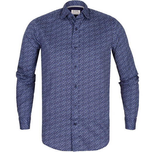 Teviso Abstract Geometric Print Casual Shirt-new online-Fifth Avenue Menswear