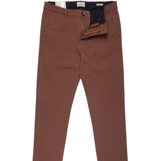 Charlie Slim Fit Shepards Check Stretch Chino-on sale-Fifth Avenue Menswear