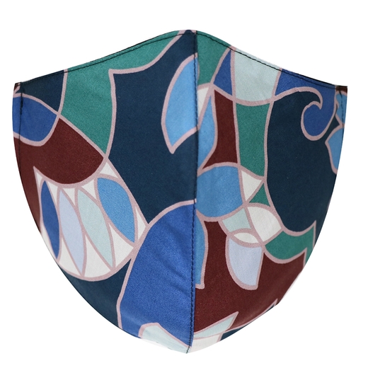 Adjustable Paisley Abstraction Print Face Mask-new online-Fifth Avenue Menswear