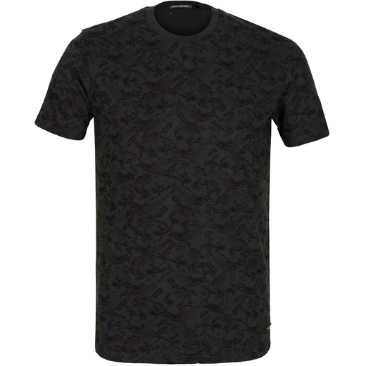 Slim Fit Printed Garment Dyed T-Shirt-new online-Fifth Avenue Menswear
