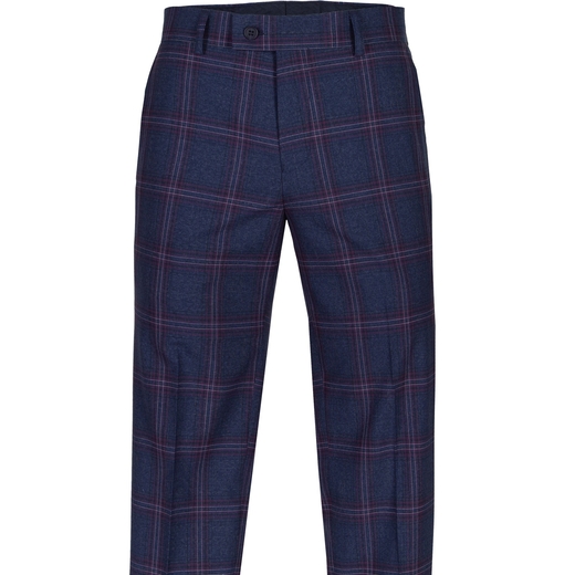 Slim Fit Jack Check Dress Trousers-on sale-Fifth Avenue Menswear