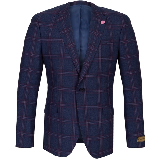 Slim Fit Marvin Check Dress Jacket-on sale-Fifth Avenue Menswear