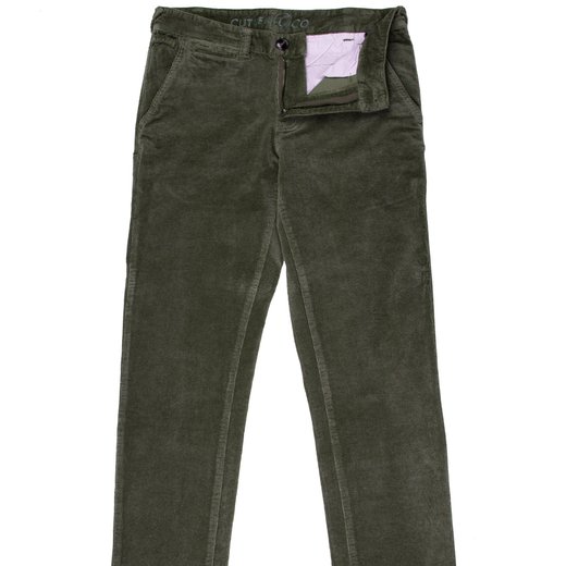 Hastin Slim Fit Stretch Cord Trousers-new online-Fifth Avenue Menswear