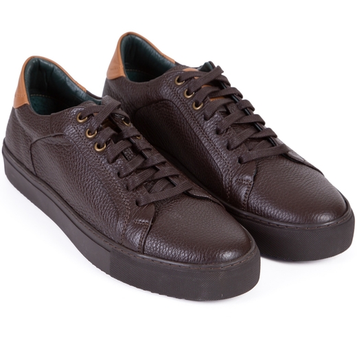 Byron Leather Sneakers-on sale-Fifth Avenue Menswear