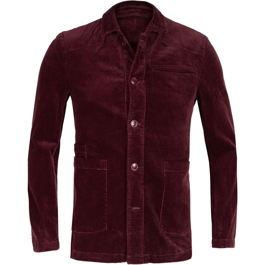 Leo Stretch Cord Worker Jacket-jackets-Fifth Avenue Menswear