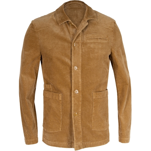 Leo Stretch Cord Worker Jacket-jackets-Fifth Avenue Menswear
