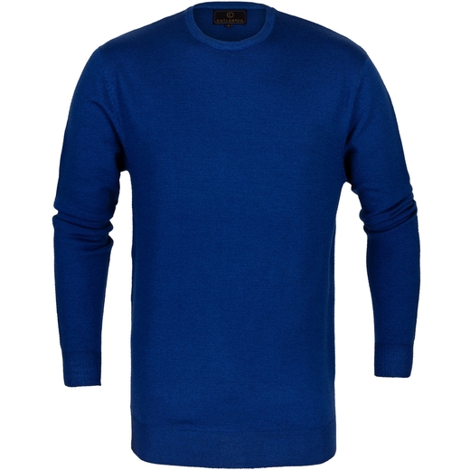 Dylan Garment Dyed Crew Neck Merino Pullover-knitwear-Fifth Avenue Menswear