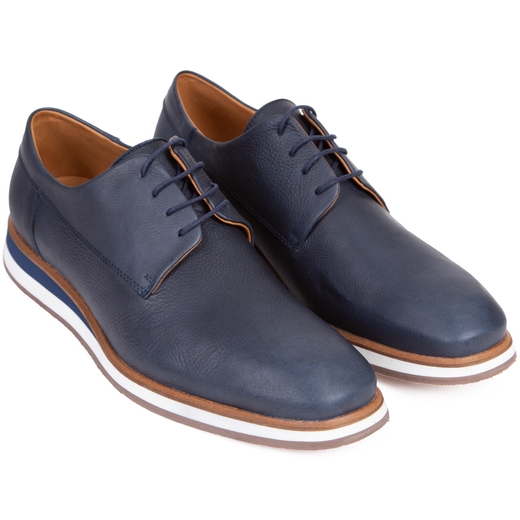 Graxo Casual Leather Derby Shoe-new online-Fifth Avenue Menswear