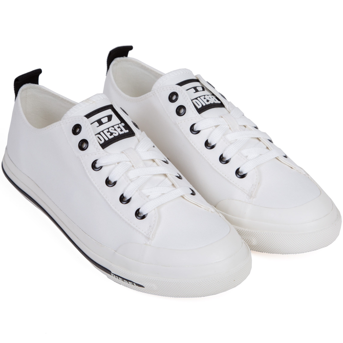 Astico White Canvas Sneakers