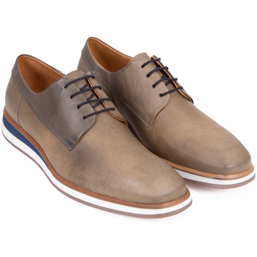 Graxo Casual Leather Derby Shoe-new online-Fifth Avenue Menswear