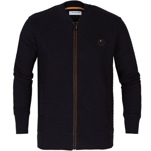Zip-up Jacquard Sweatshirt Bomber Jacket-new online-Fifth Avenue Menswear