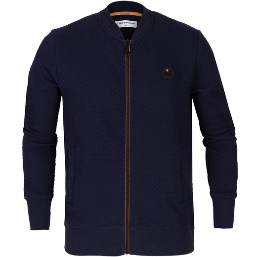 Zip-up Jacquard Sweatshirt Bomber Jacket-on sale-Fifth Avenue Menswear