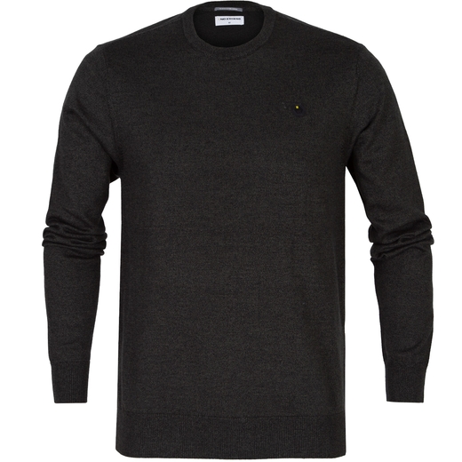 Slim Fit 2 Colour Melange Pullover-new online-Fifth Avenue Menswear