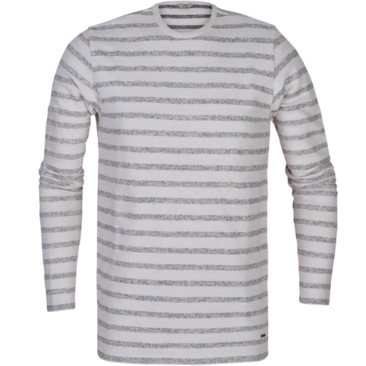 Slim Fit Naps Stripe Heavy Cotton T-Shirt-on sale-Fifth Avenue Menswear