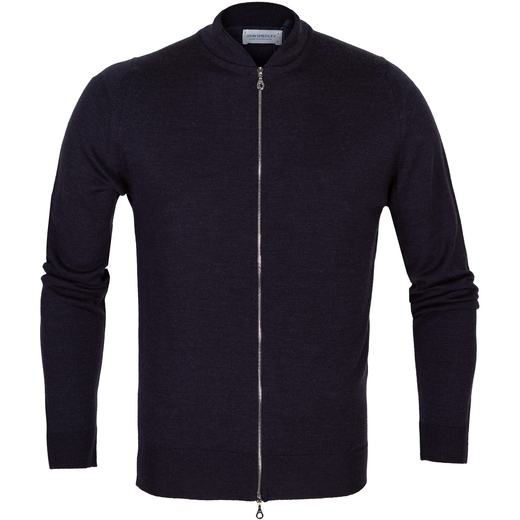 Maclean Luxury Fine Merino Zip-up Bomber-new online-Fifth Avenue Menswear