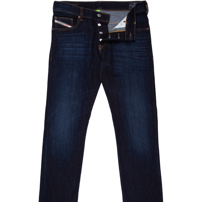 D-Yennox Taper Fit Dk Blue Stretch Denim Jeans