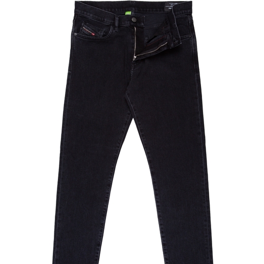 D-Strukt Slim Fit Faded Black Stretch Denim Jeans-new online-Fifth Avenue Menswear