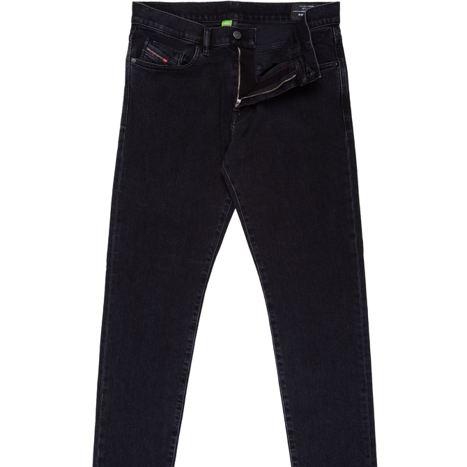 D-Strukt Slim Fit Faded Black Stretch Denim Jeans