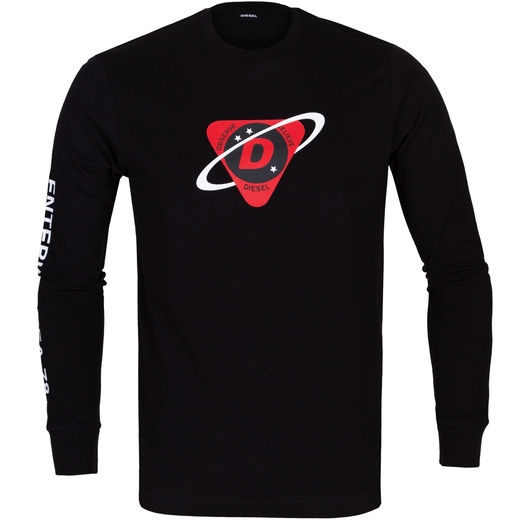 T-Diegos-LS-K26 Space Logo T-Shirt-on sale-Fifth Avenue Menswear