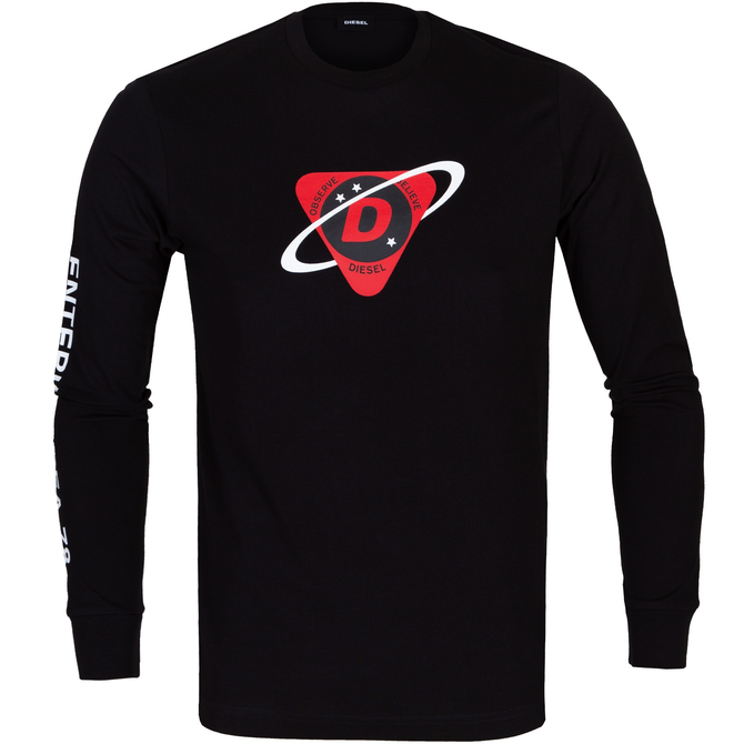 T-Diegos-LS-K26 Space Logo T-Shirt