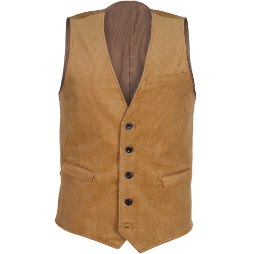 Pip Slim Fit Corduroy Waistcoat-on sale-Fifth Avenue Menswear