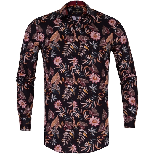 Blake Big Floral Stretch Cotton Shirt-on sale-Fifth Avenue Menswear