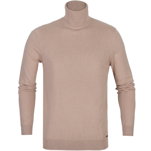 Slim Fit Mixed Cashmere Rollneck Pullover-on sale-Fifth Avenue Menswear