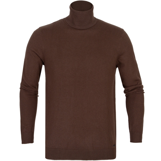 Slim Fit Mixed Cashmere Rollneck Pullover-on sale-Fifth Avenue Menswear