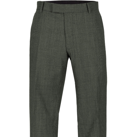 Caper Olive Micro Check Dress Trouser-on sale-Fifth Avenue Menswear