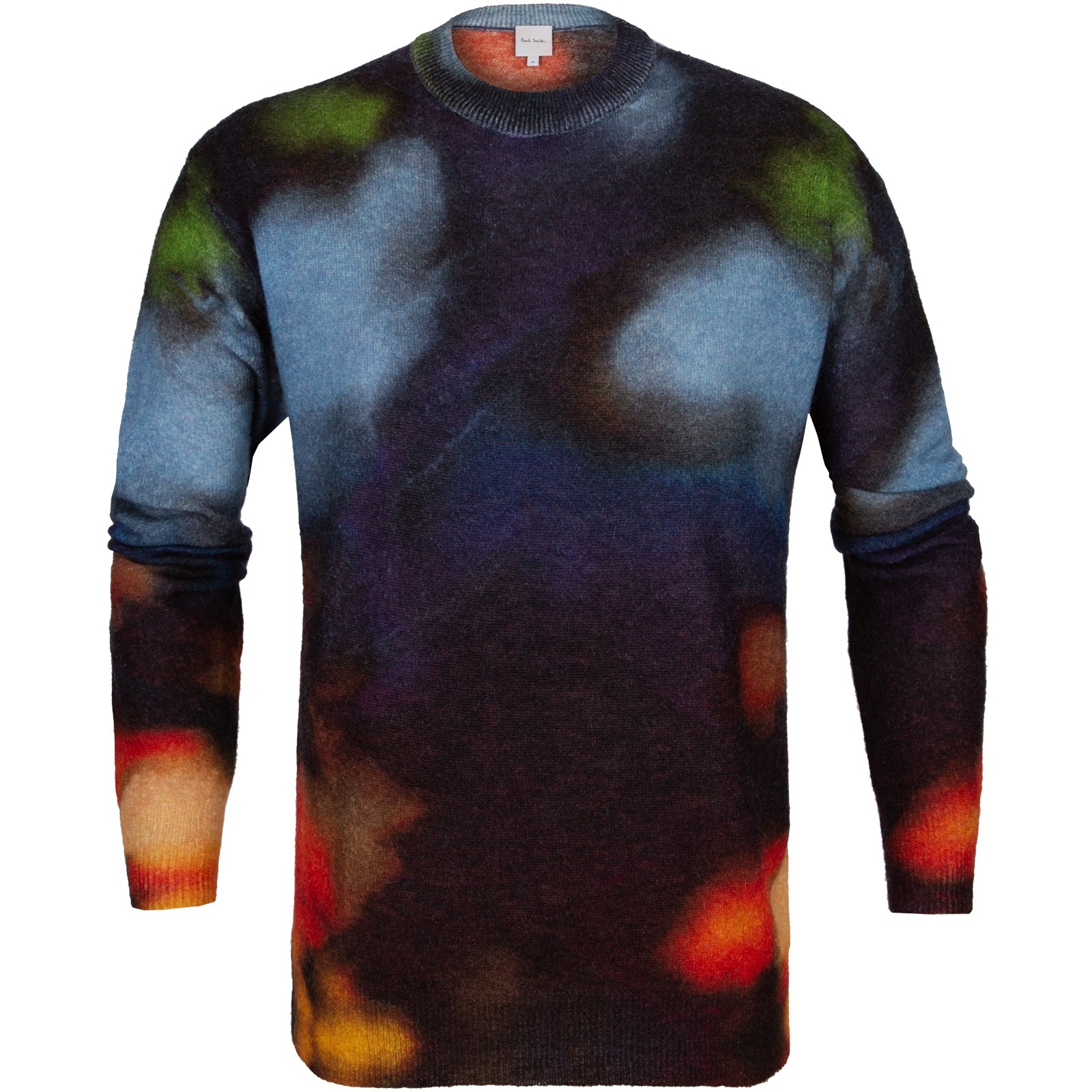Wool & Mohair Blend Ink Spill Pullover - On Sale : Fifth Avenue ...