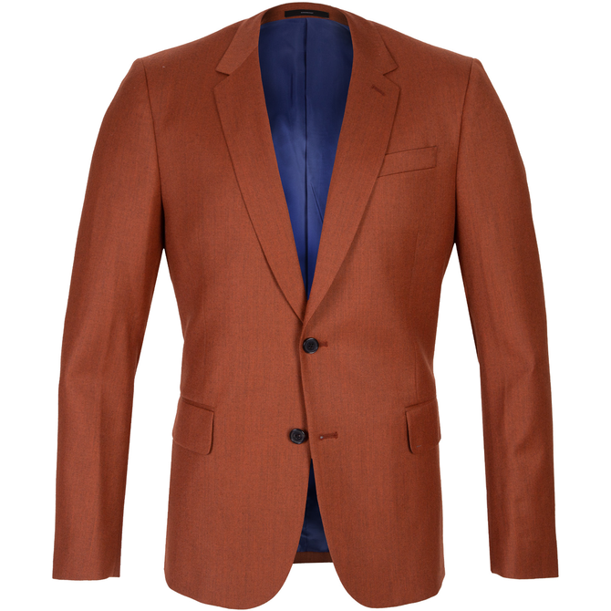 Soho Burnt Orange Wool/Cashmere Blazer