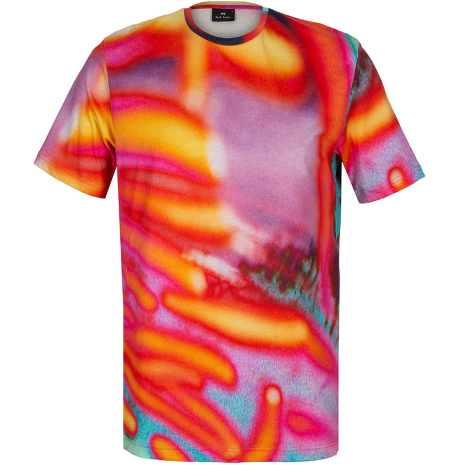 Rave Waves Print T-Shirt - T-Shirts & Polos-Short Sleeve T's : Fifth ...