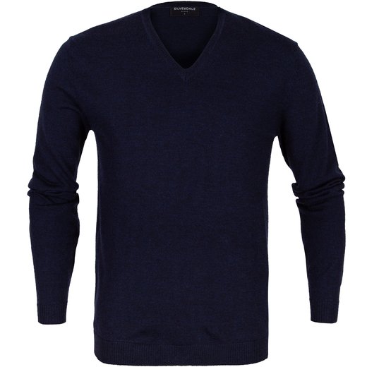 Fine Merino Wool V-Neck Pullover-new online-Fifth Avenue Menswear