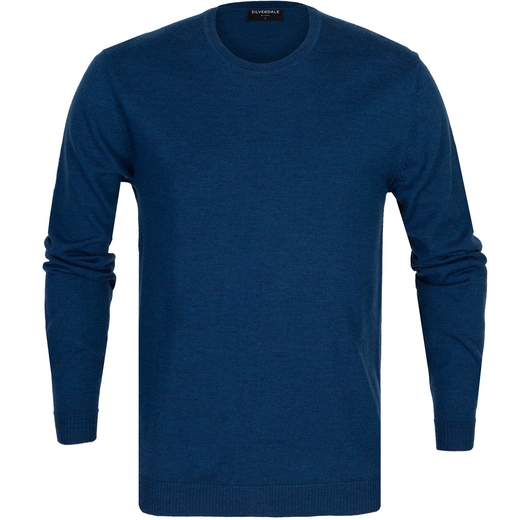 Fine Merino Wool Crew Neck Pullover-new online-Fifth Avenue Menswear