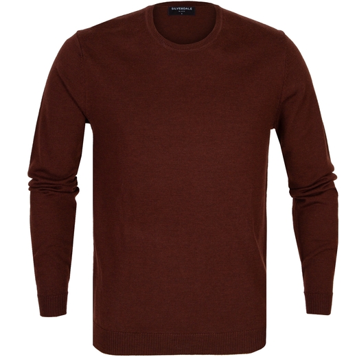 Fine Merino Wool Crew Neck Pullover-new online-Fifth Avenue Menswear