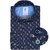 Padel Rackets Print Casual Stretch Cotton Shirt
