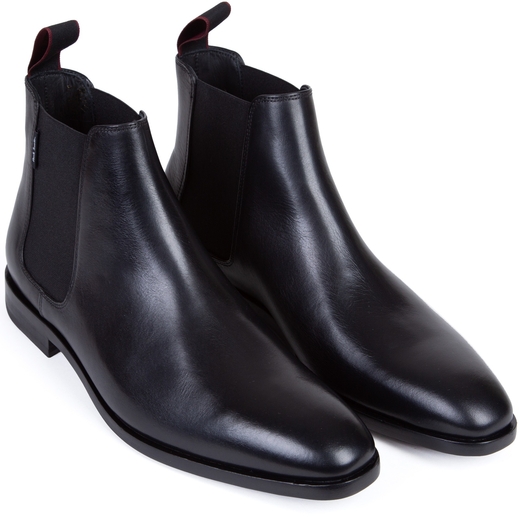 Gerald Black Leather Chelsea Boots-new online-Fifth Avenue Menswear
