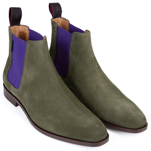 Gerald Khaki Suede Chelsea Boot-new online-Fifth Avenue Menswear