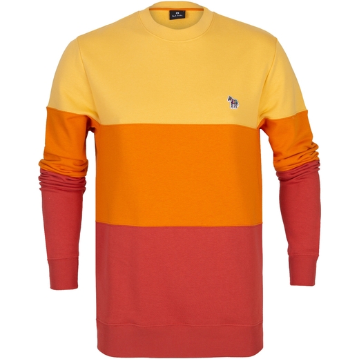 Panel Stripe Organic Cotton Sweatshirt-new online-Fifth Avenue Menswear
