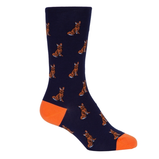Fox & Owl Pattern Socks-new online-Fifth Avenue Menswear