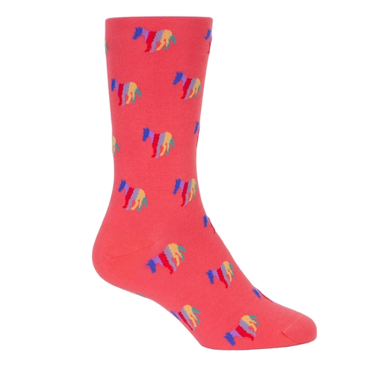 Zebra Pattern Socks-new online-Fifth Avenue Menswear