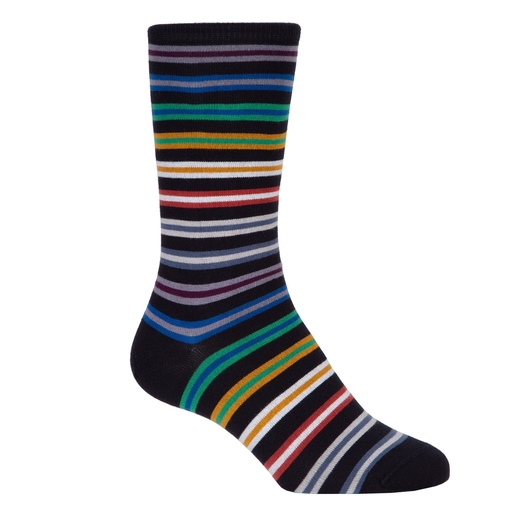 Torag Stripe Cotton Socks-new online-Fifth Avenue Menswear