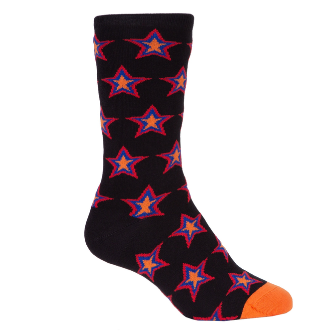 Umberto Stars Pattern Cotton Socks