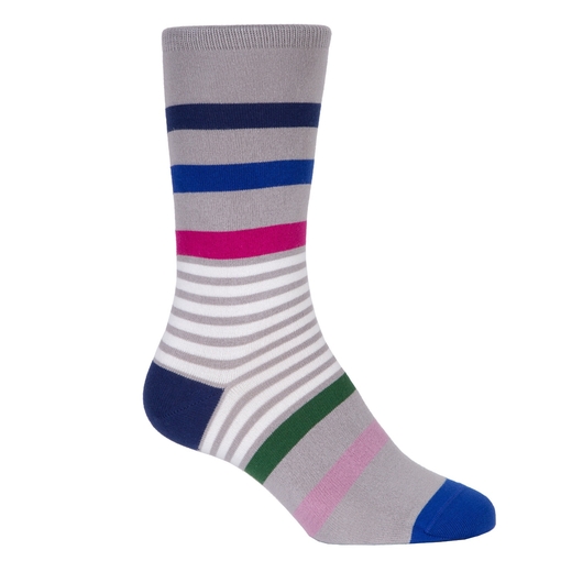 Vince Stripe Cotton Socks-new online-Fifth Avenue Menswear