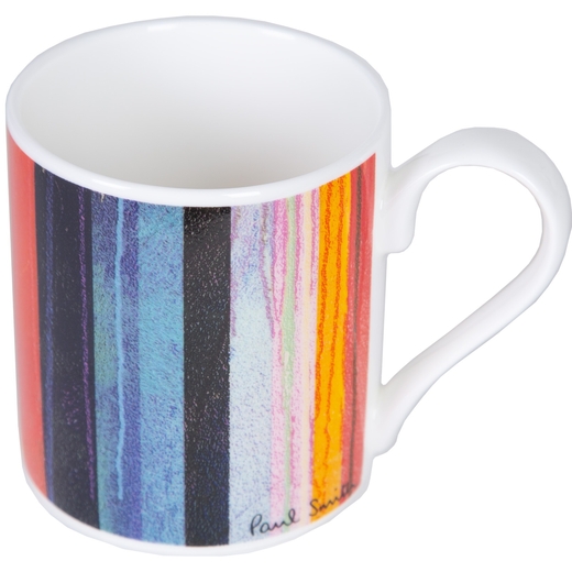 Painted Artist Stripe Printed China Mug-new online-Fifth Avenue Menswear