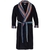 Towelling Robe With Artist Stripe Edge