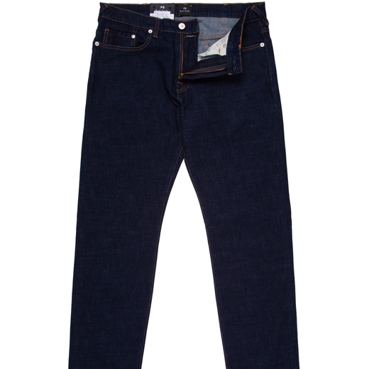 Taper Fit Cross Hatch Stretch Denim Jeans-new online-Fifth Avenue Menswear